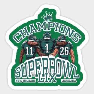 Eagles-LIX-Champions Sticker